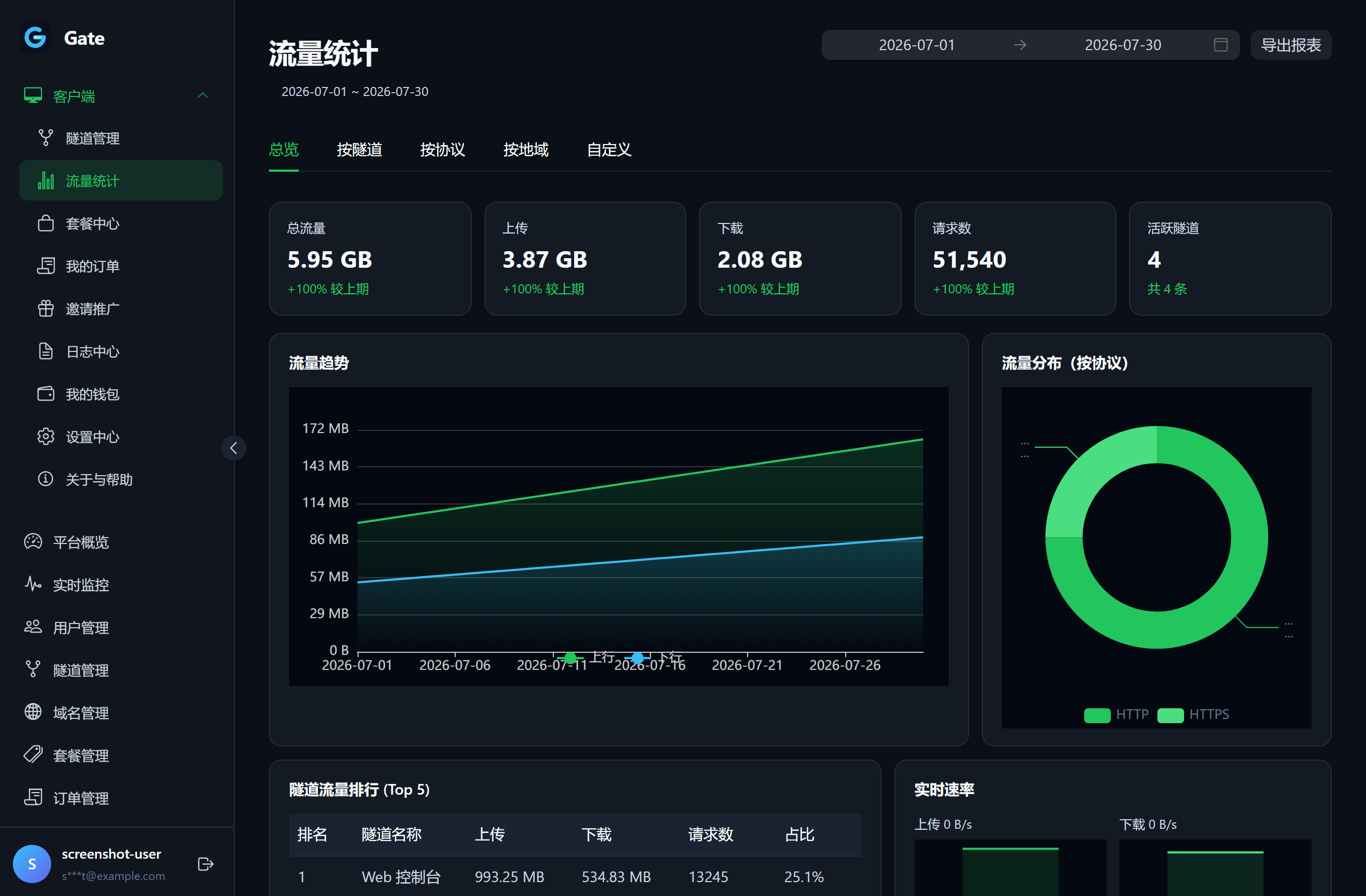 流量总览
